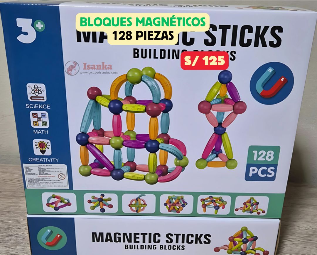 Bloques Magnéticos Smart de 72 piezas