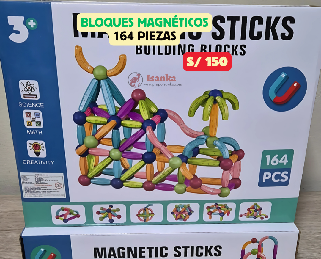 Bloques Magnéticos Smart de 72 piezas